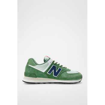 Sneakers en nubuck 574 - Vert - 02 - 32922647