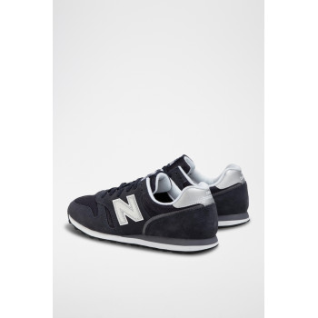 Sneakers en nubuck 373 - Bleu marine - 02 - 32922657