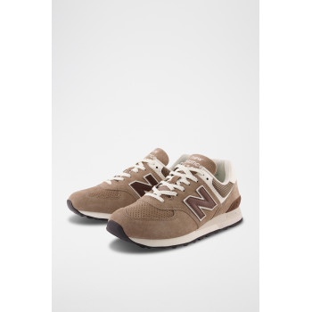 Sneakers en nubuck 574 - Taupe - 02 - 32922433