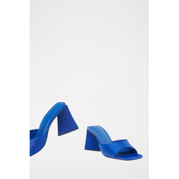 Mules à talons - Bleu roi - 02 - 32861875