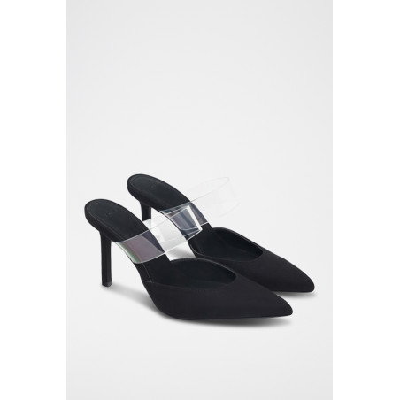 Mules à talons - Noir - 02 - 32861877