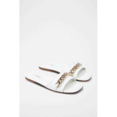 Mules - Blanc - 02 - 32861880