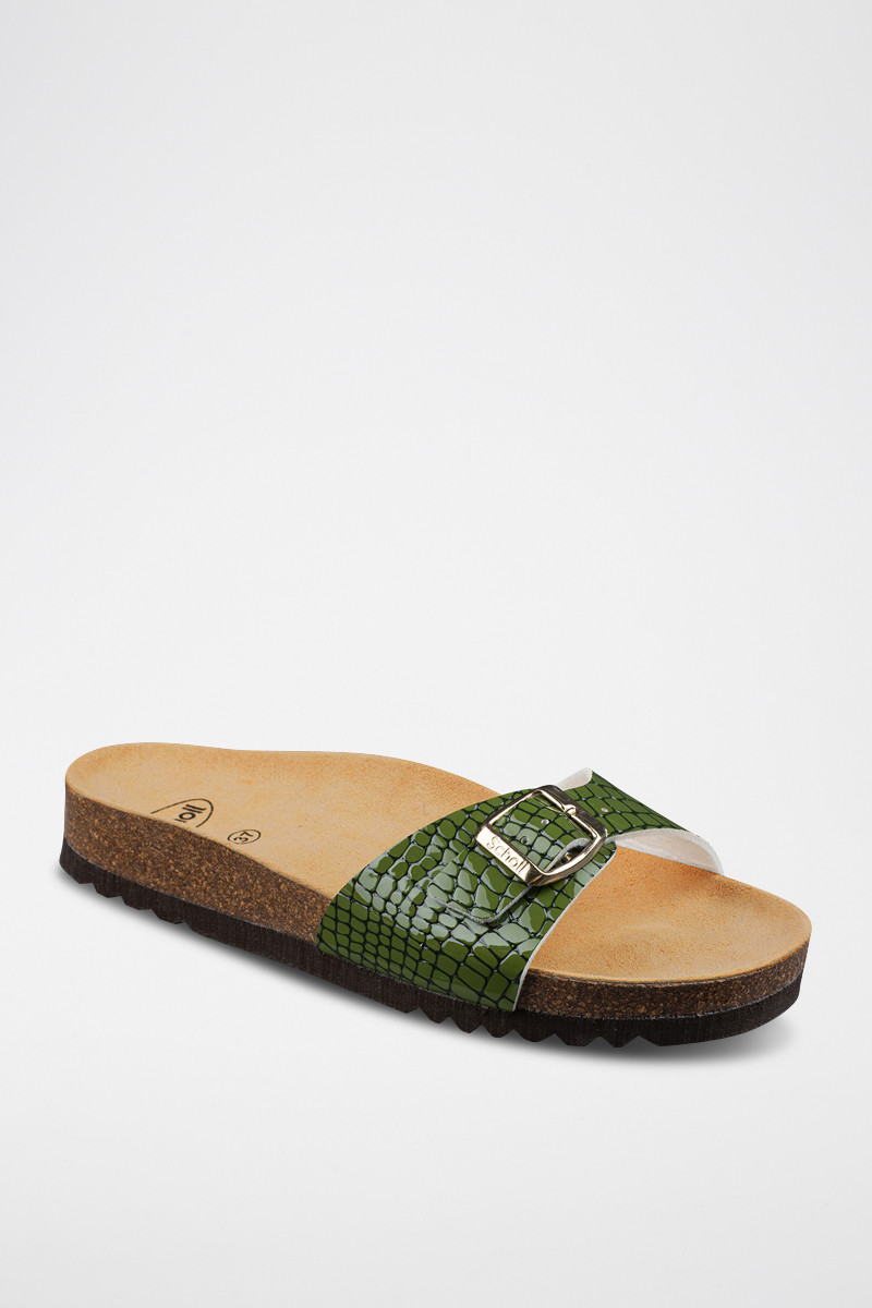 Mules Estelle - Vert olive - 02 - 32897852