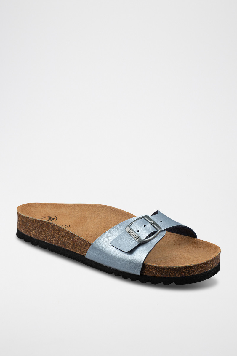 Mules Estelle - Bleu métallisé - 02 - 32897863