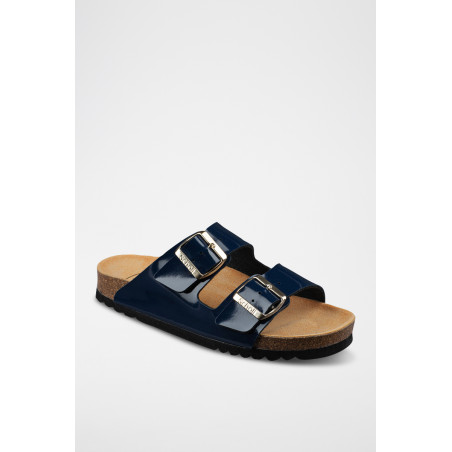 Mules Joséphine - Bleu marine - 02 - 32897909