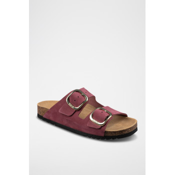 Mules en nubuck Noelle - Bordeaux - 02 - 32897953