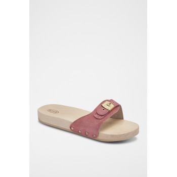 Mules en nubuck Pescura Flat - Rose - 02 - 32897986