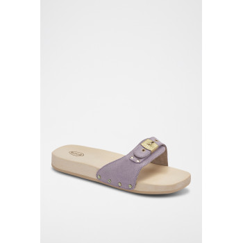 Mules en nubuck Pescura Flat - Lilas - 02 - 32897987