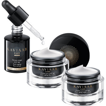 Routine anti-âge complète - Caviar & acide hyaluronique - Jour & nuit - Peaux matures - 3 soins - 03 - 33006940