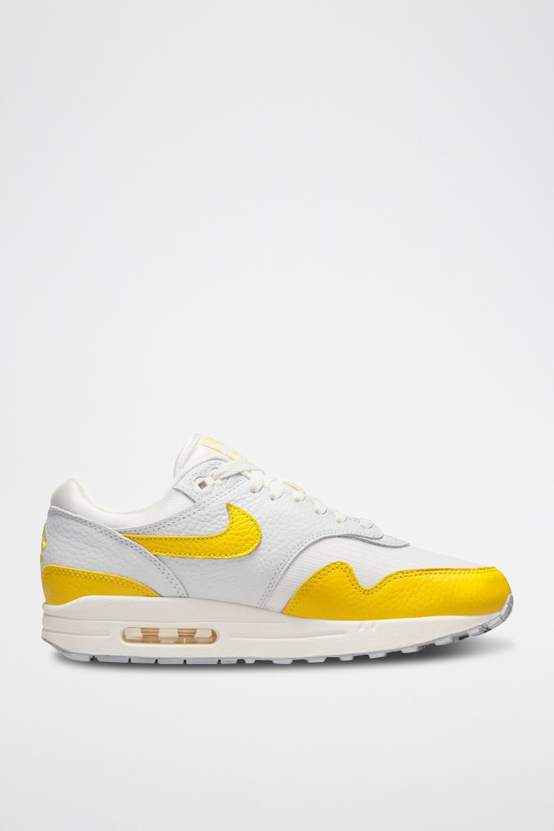 Air max 1 en cuir - Blanc et jaune - 02 - 32980941