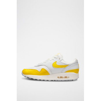 Air max 1 en cuir - Blanc et jaune - 02 - 32980941