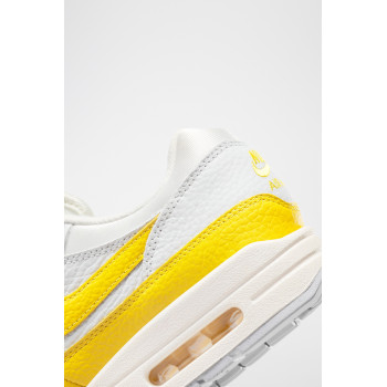 Air max 1 en cuir - Blanc et jaune - 02 - 32980941