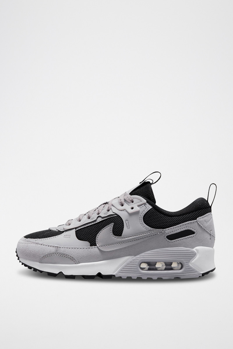 Nike Air Max 90 Futura en cuir - Gris clair - 02 - 32981208