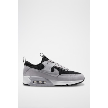 Nike Air Max 90 Futura en cuir - Gris clair - 02 - 32981208