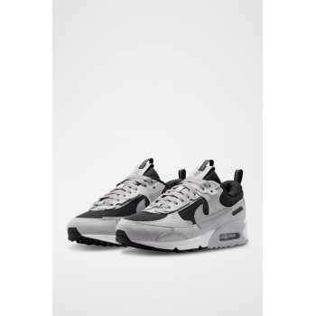 Nike Air Max 90 Futura en cuir - Gris clair - 02 - 32981208