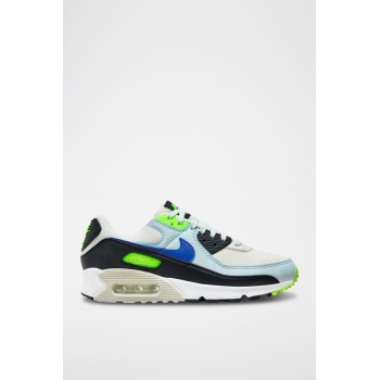 Nike Air Max 90 - Blanc et bleu clair - 02 - 32981344