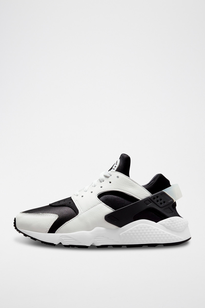 Air Huarache en cuir - Noir et blanc - 02 - 32981022