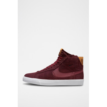 Nike SB Zoom Blazer Mid Premium en nubuck - Bordeaux - 02 - 32981127