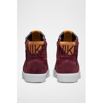 Nike SB Zoom Blazer Mid Premium en nubuck - Bordeaux - 02 - 32981127