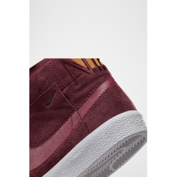 Nike SB Zoom Blazer Mid Premium en nubuck - Bordeaux - 02 - 32981127