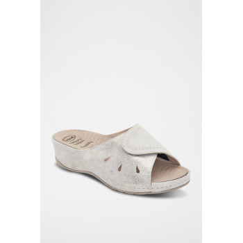 Mules en nubuck Nives - Beige clair - 02 - 32898104