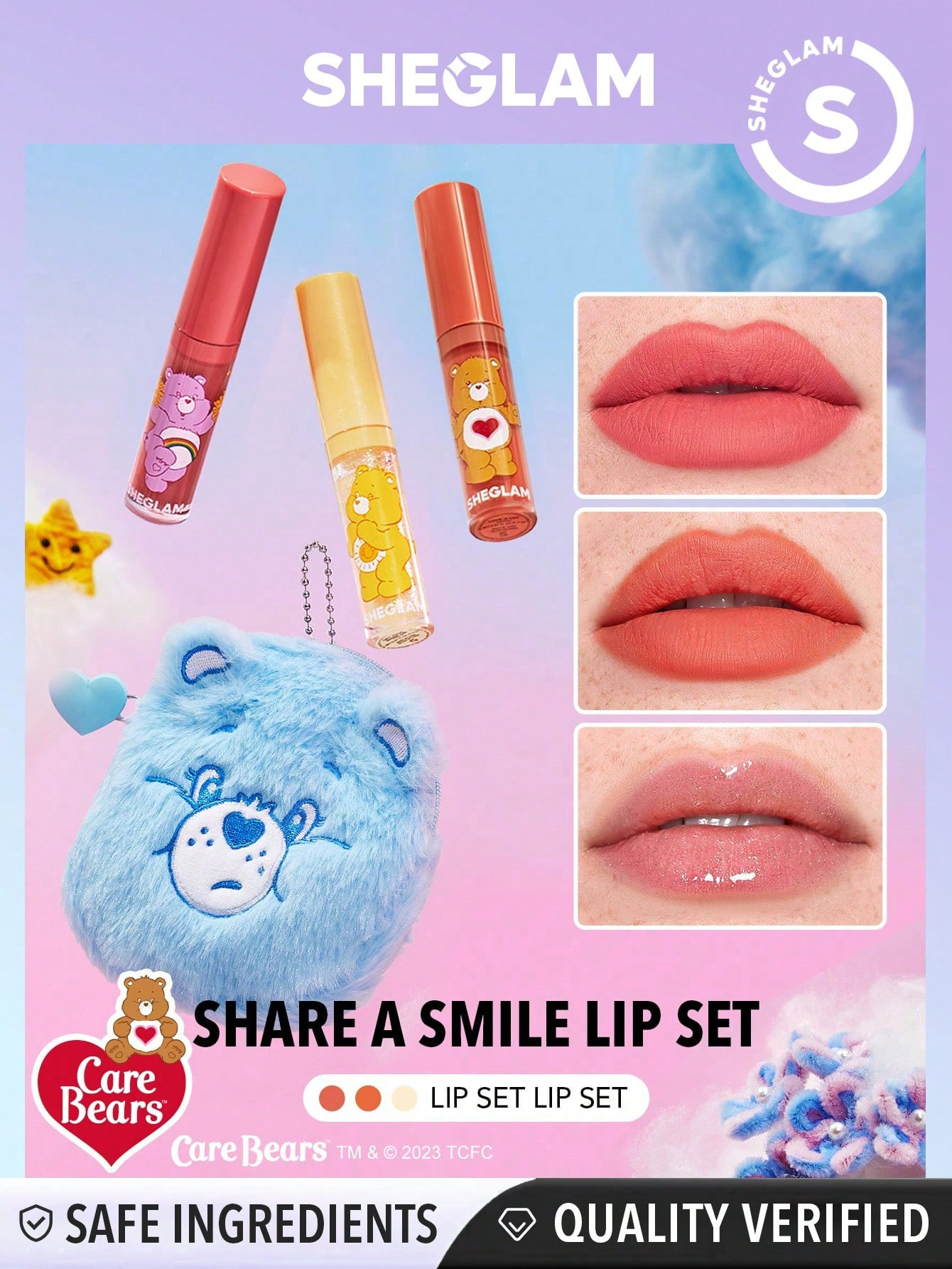 SHEGLAM X Care Bears Set à lèvres Share a Smile - 24023107