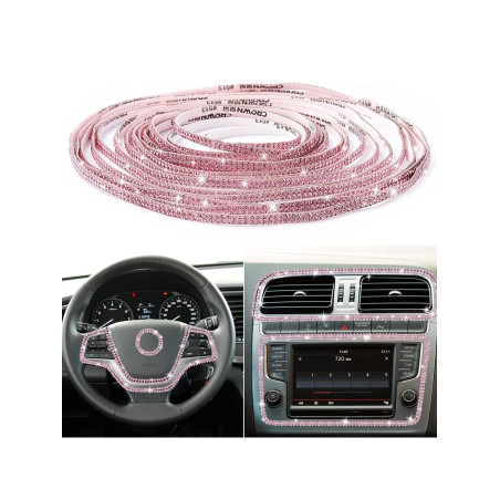 Accessoires De Décoration Intérieure Et Extérieure Pour Voiture Avec Strass En Cristal Auto-adhésif Pour Femmes, Ornements De Tableau De Bord Ou Autocollants De Strass, À Faire Soi-même Ou Comme Décoration De La Maison De Voiture - 19764105