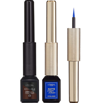 Eyeliners feutre - Infaillible Dip In - 02 Blue & 03 Marron - 03 - 33053134