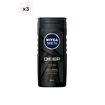 Gels douche 3-en-1 à la poudre d argile - Visage, corps & cheveux - Homme - 3 x 250 ml - 03 - 32977326