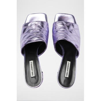 Mules à talons - Violet - 02 - 32926218