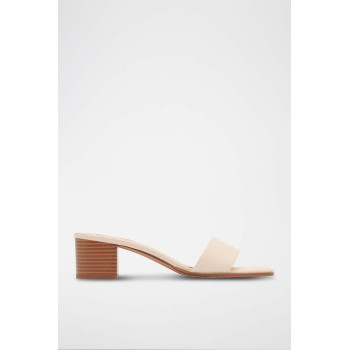 Mules à talons - Beige - 02 - 32528095