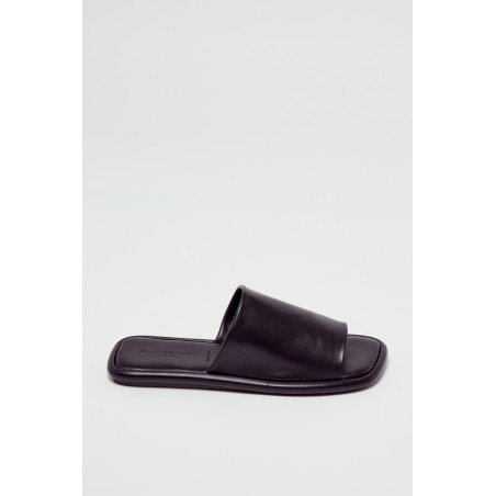 Mules en cuir d’agneau Ezy - Noir - 02 - 32586311