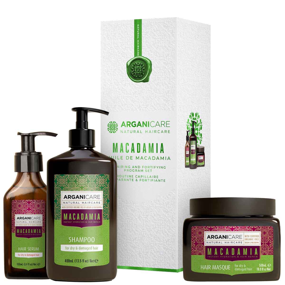 Coffret réparation intense - Argan & macadamia - Cheveux secs & abîmés - 3 soins - 03 - 32918148