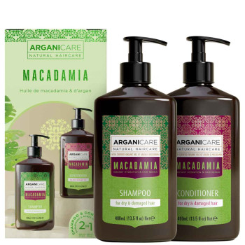 Coffret shampoing & après-shampoing réparation intense - Argan & macadamia - Cheveux secs & abîmés - 5 soins - 03 - 32918149