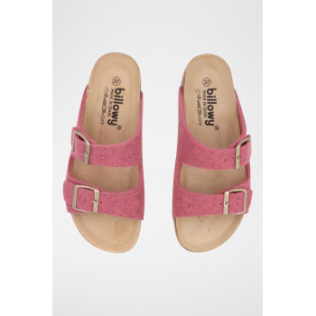 Mules - Fuchsia chiné - 02 - 33050914