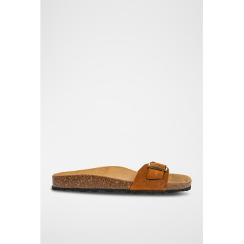 Mules en nubuck Rosso - Camel - 02 - 33050985