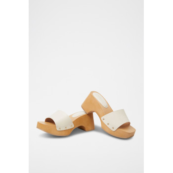 Mules à talons - Blanc - 02 - 32861873