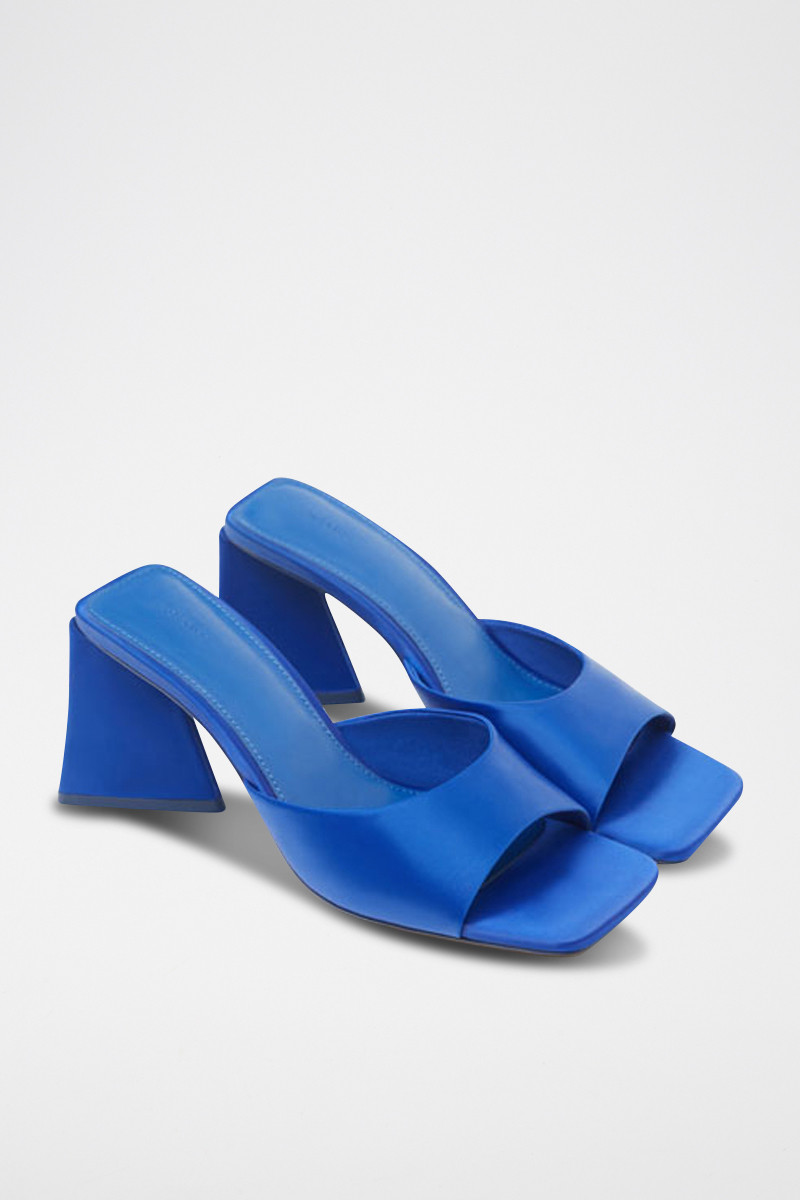 Mules à talons - Bleu roi - 02 - 32861875