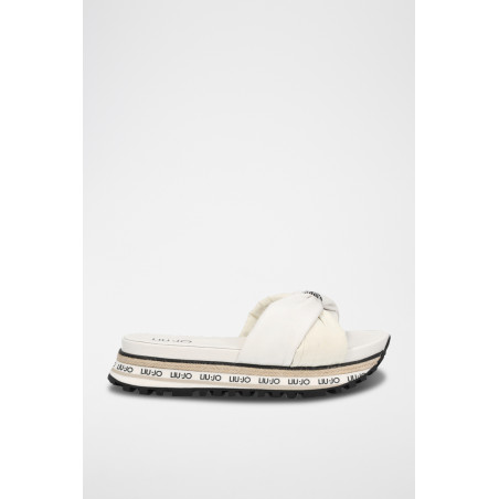 Mules plateformes Wonder - Blanc - 02 - 32877936