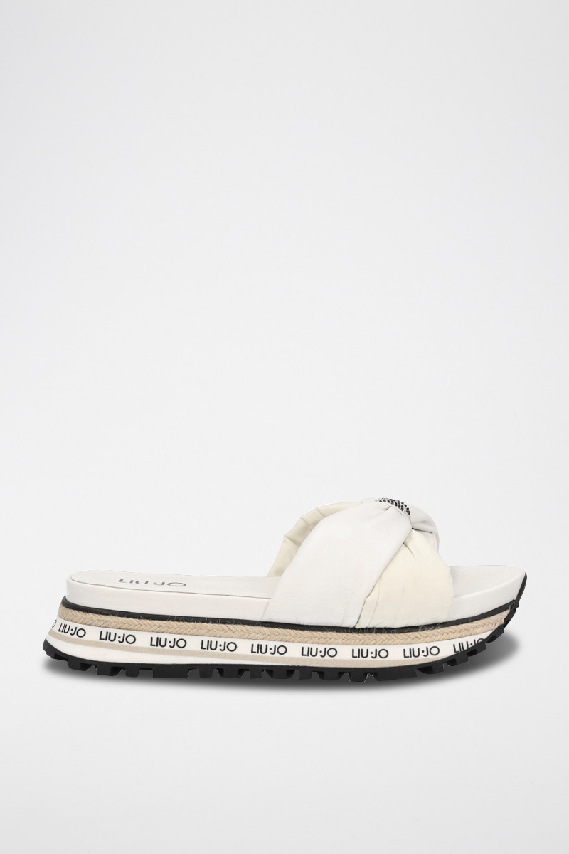 Mules plateformes Wonder - Blanc - 02 - 32877936