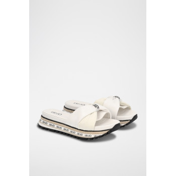 Mules plateformes Wonder - Blanc - 02 - 32877936