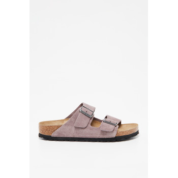 Mules en nubuck Arizona - Violet - Etroit - 02 - 32952637