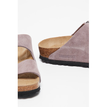 Mules en nubuck Arizona - Violet - Etroit - 02 - 32952637