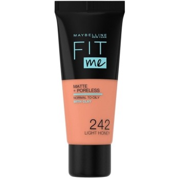 Fond de teint liquide matifiant - Fit Me Matte & Poreless - 242 Light honey - 30 ml - 03 - 26762619