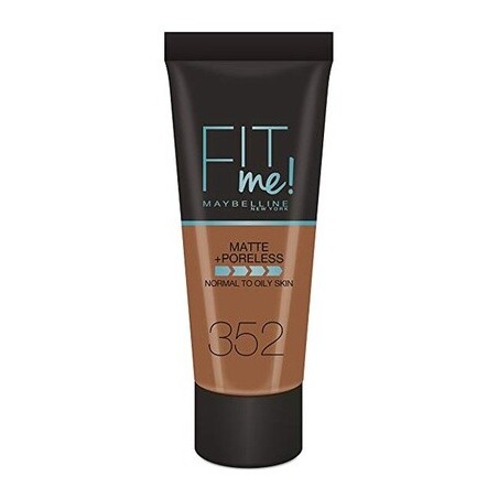 Fond de teint liquide matifiant - Fit Me Matte & Poreless - 352 Truffle Cacao - 30 ml - 03 - 26760898