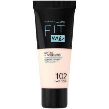 Fond de teint liquide matifiant - Fit Me Matte & Poreless - 102 Ivoire Clair - 30 ml - 03 - 26761094