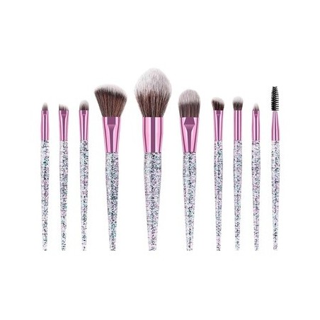 Set de 10 pinceaux professionnels vegan - Teint & yeux - 03 - 28022114