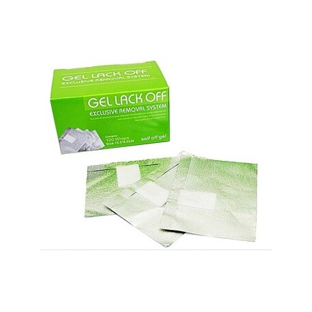 Wraps papillotes dépose vernis - 100 unités - 03 - 26762974