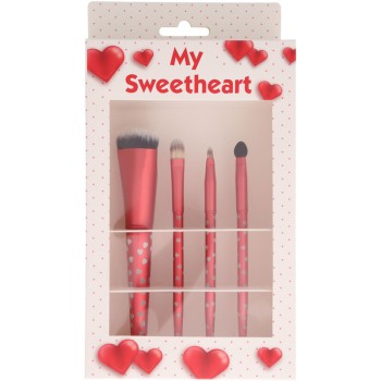 Set de 4 pinceaux - My sweetheart - Teint, yeux & lèvres - 03 - 26761390