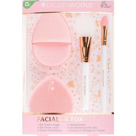 Kit détox - Pinceaux & tampons nettoyants - Visage - 03 - 26765543